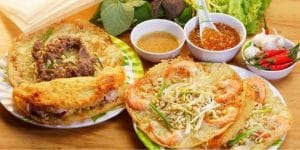 Mon banh mien Tay an chung voi nuoc mam 2