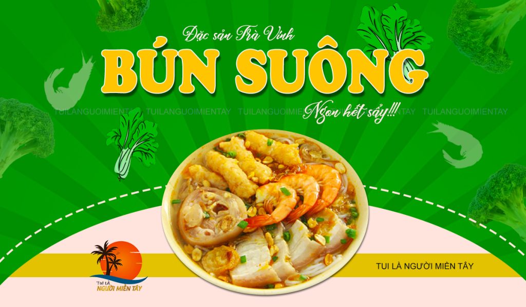 bún suông trà vinh