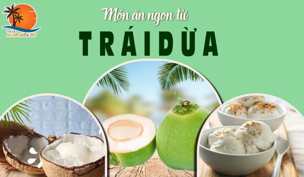 món ngon từ trái dừa