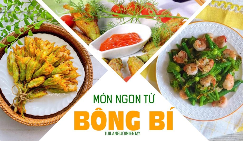 món ngon từ bông bí