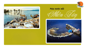 Trải nghiệm mùa nước nổi miền Tây 2023