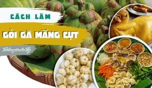 gỏi gà măng cụt