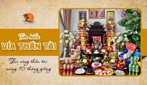 Mâm cúng ngày vía thần tài